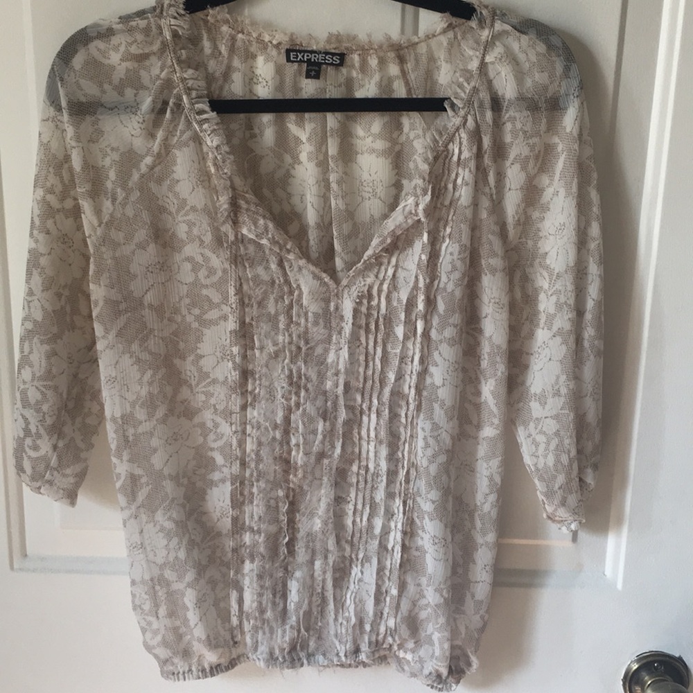 Express peasant top blouse